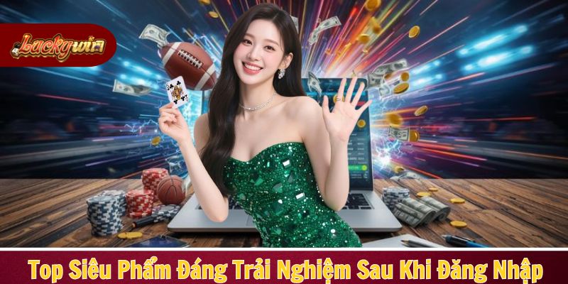 Tham khảo các siêu phẩm nên trải nghiệm sau khi đăng nhập Luckywin
